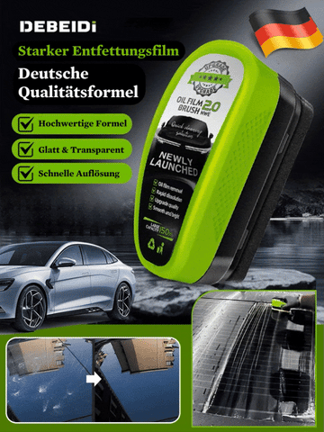 Ölfilm-Entferner für Glas 2.0 – 2025 Neue Generation