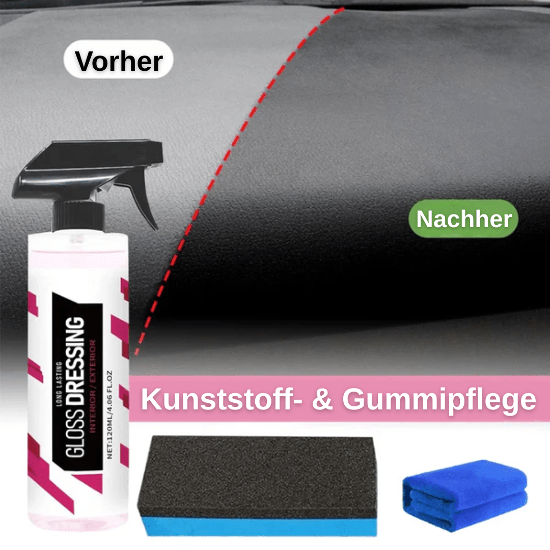 Gloss Dressing™ – Kunststoff- & Gummipflege