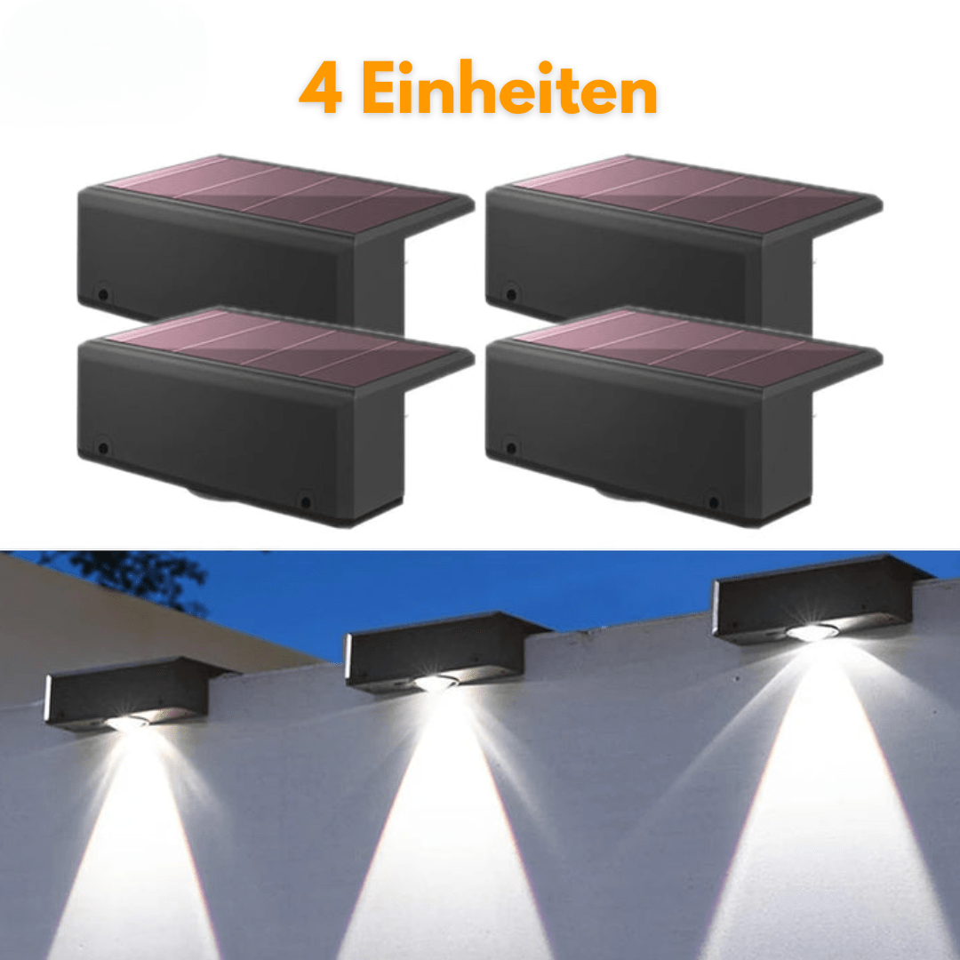 Solar Wandbeleuchtung für Außenbereiche - Klarwen