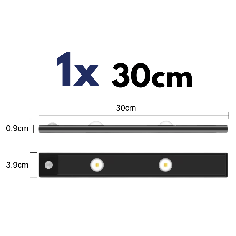 Wiederaufladbare Bewegungsmelder Lampe - Klarwen